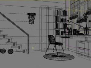 3d home 371 3D Model