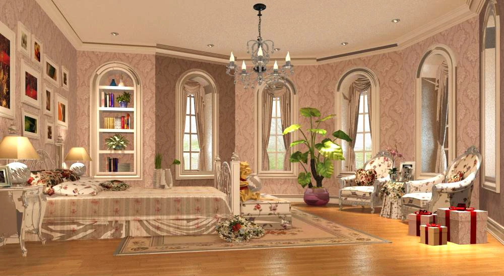 3d home 385 3D Model .c4d .max .obj .3ds .fbx .stl .blend 