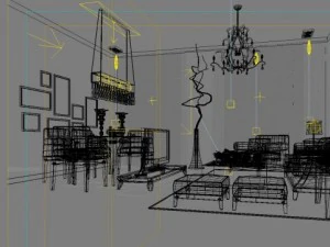 3d home 398 3D Model