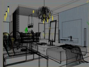 3d home 405 3D Model