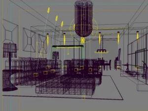 3d home 407 3D Model