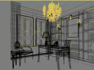 3d home 408 3D Model