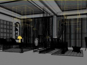3d home 414 3D 모델