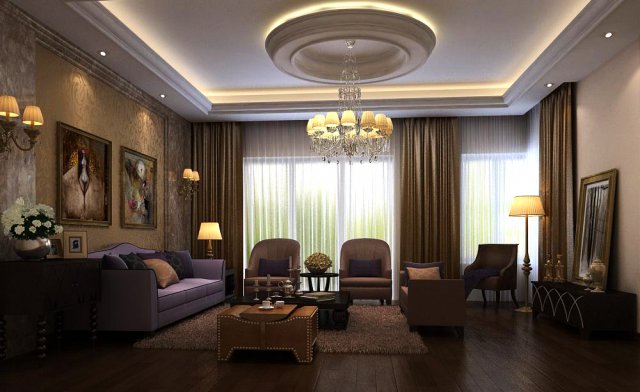 3d home 416 3D Модель .c4d .max .obj .3ds .fbx .stl .blend 