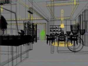 3d home 421 3D Model