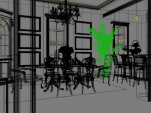 3d home 423 3D Model
