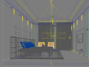 3d home 425 3D Model