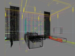 3d home 434 3D Model