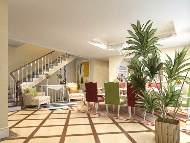 3d home 442 Model 3D .c4d .max .obj .3ds .fbx .stl .blend 
