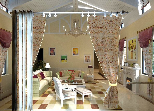 3d home 444 Modèle 3D .c4d .max .obj .3ds .fbx .stl .blend