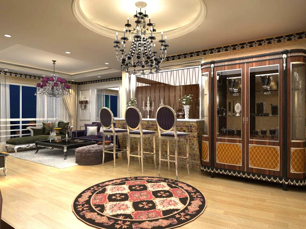 3d home 446 3D Model .c4d .max .obj .3ds .fbx .stl .blend