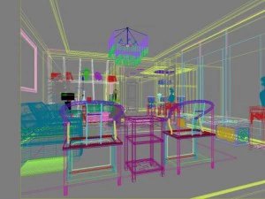 3d home 453 3D Model
