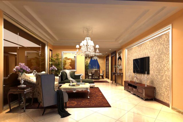 3d home 456 Modelo 3D .c4d .max .obj .3ds .fbx .stl .blend 