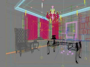 3d home 457 3D Model
