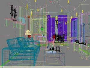 3d home 463 3D Model