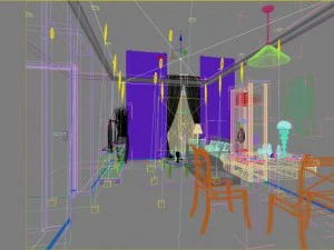 3d home 464 3D Model