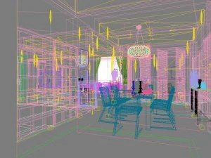 3d home 476 3D Model