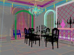 3d home 483 3D Model