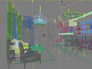 3d home 489 3D Model