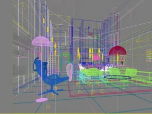 3d home 492 3D Model