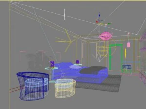 3d home 498 3D Model