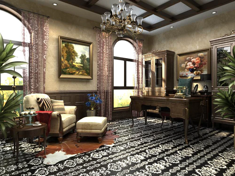 3d home 502 3D Model .c4d .max .obj .3ds .fbx .stl .blend 