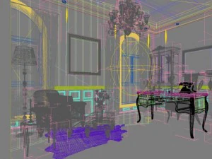 3d home 502 3D Model