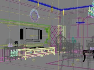 3d home 504 3D Model