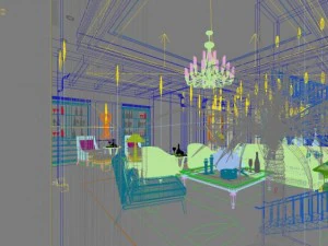 3d home 518 3D Model