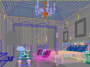 3d home 519 3D Model