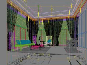 3d home 525 3D Model