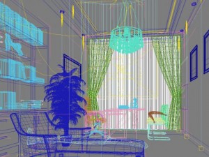 3d home 528 3D Model