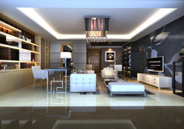 3d home 529 Modèle 3D .c4d .max .obj .3ds .fbx .stl .blend 