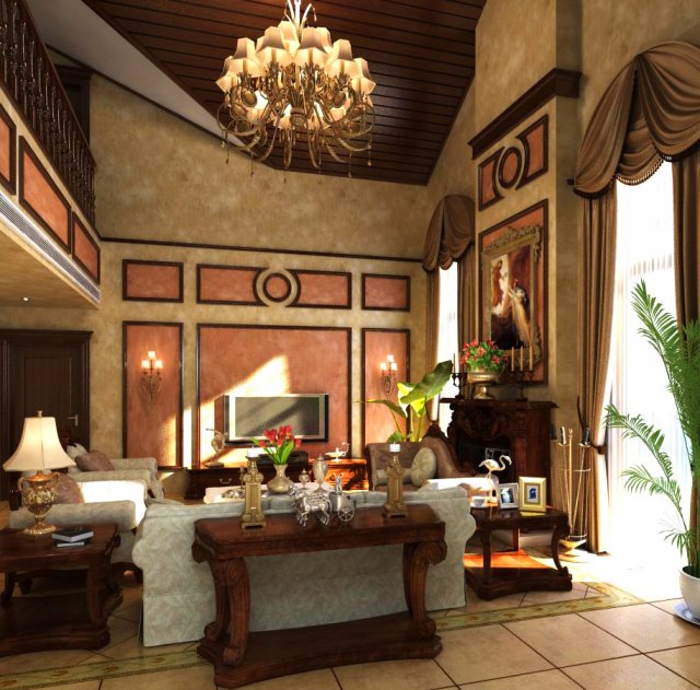 3d home 544 Model 3D .c4d .max .obj .3ds .fbx .stl .blend 