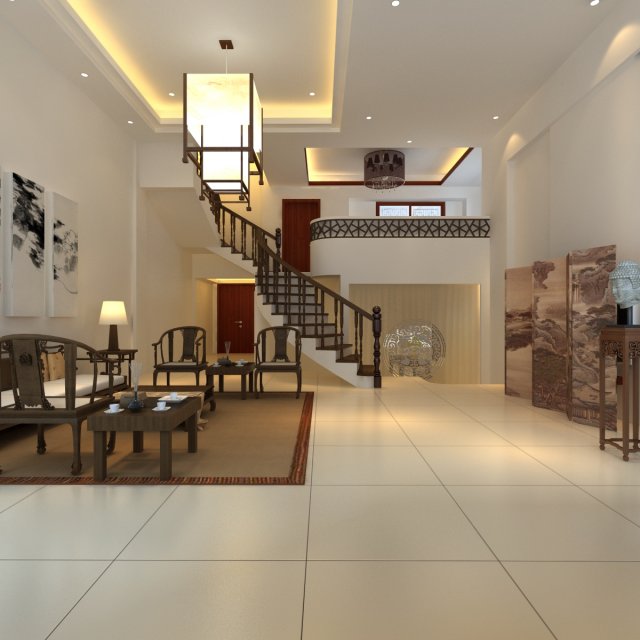 3d home 592 3D Model .c4d .max .obj .3ds .fbx .stl .blend 