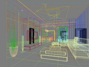 3d home 593 3D Model