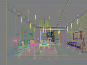3d home 595 3D Model