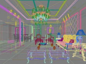 3d home 605 3D Model