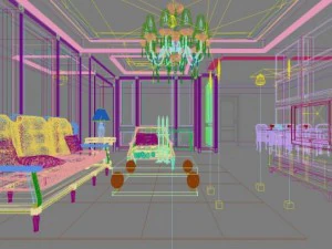 3d home 607 3D Model