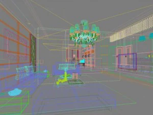 3d home 608 3D Model