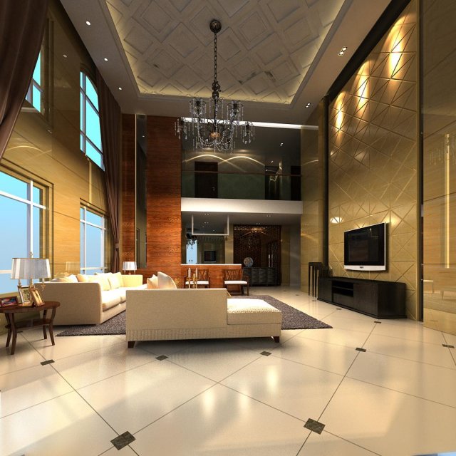 3d home 609 3D Model .c4d .max .obj .3ds .fbx .stl .blend