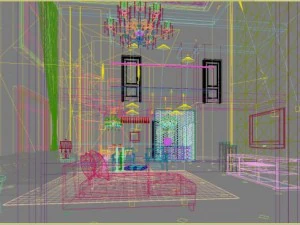 3d home 609 3D Model