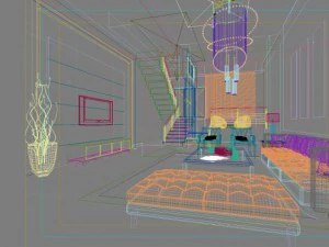 3d home 624 3D Model