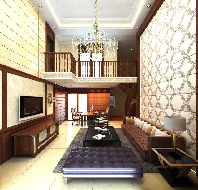 3d home 626 3D Model .c4d .max .obj .3ds .fbx .stl .blend 