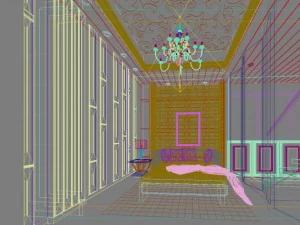 3d home 632 3D Model