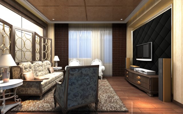 3d home 634 Modello 3D .c4d .max .obj .3ds .fbx .stl .blend