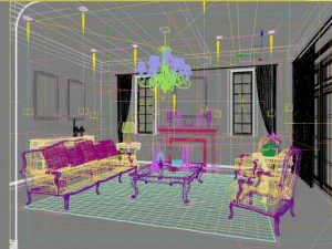 3d home 642 3D Model