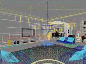 3d home 651 3D Model