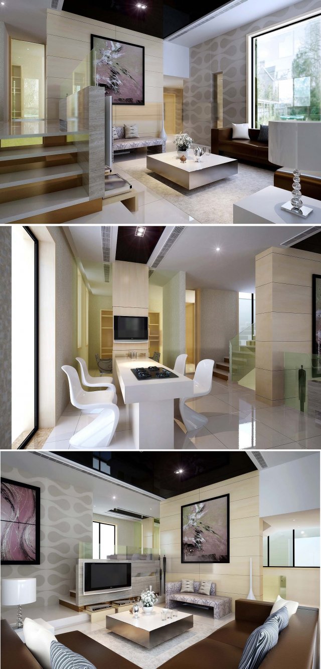 3d home 652 Modèle 3D .c4d .max .obj .3ds .fbx .stl .blend 