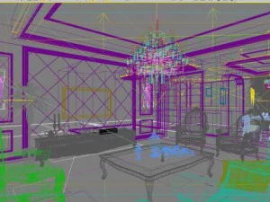 3d home 653 3D Model